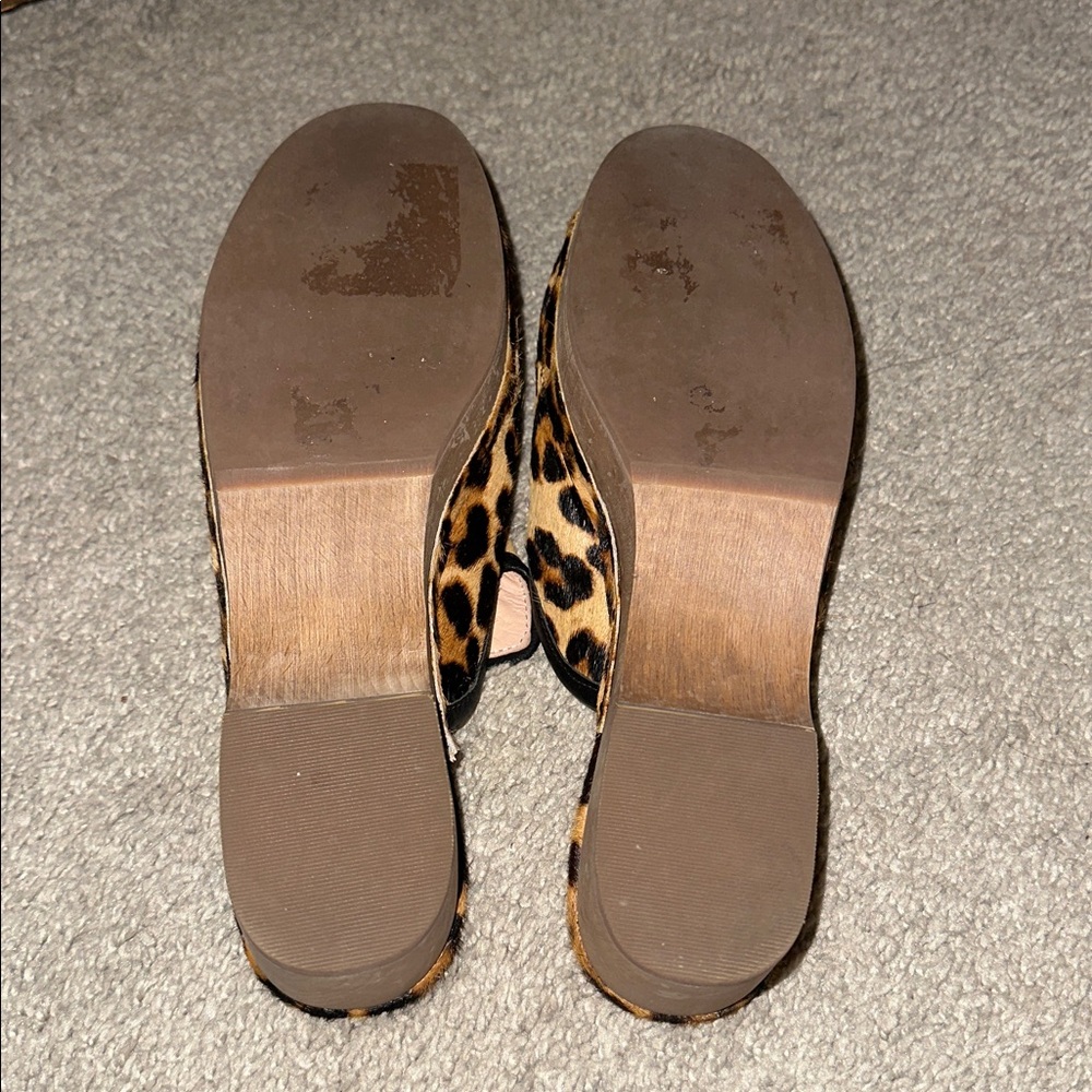 J. Crew leopard calf hair clogs - Picture 5 of 5